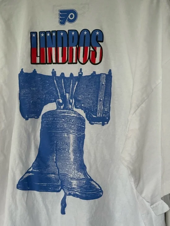 Mitchell & Ness Liberty Bell Classics Philadelphia Flyers Throwback Tshirt XXL - Picture 7 of 7